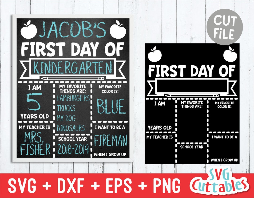 Back to School Svg - First Day of School - Last Day of School - Svg ...