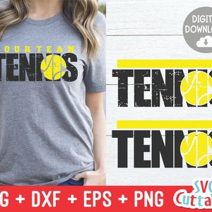 Tennis svg - Tennis Cut File - Tennis Template 003 - Tennis Mom - svg - eps - dxf - Silhouette - Cricut Cut File - Digital Download