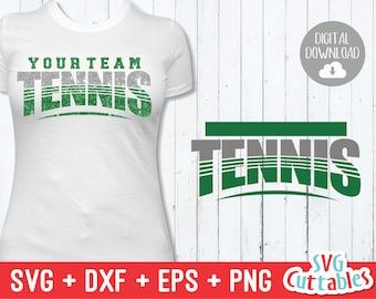 Tennis svg - Tennis Cut File - Tennis Template 002 - Tennis Mom - svg - eps - dxf - Silhouette - Cricut Cut File - Digital Download