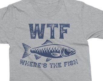 Fishing svg - Funny Fishing png - WTF Where's The Fish - Funny Fishing Shirt Design - Cut File - dxf - eps - png - Silhouette - Cricut