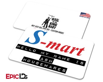Army of Darkness Ash Williams S-Mart Employee Name Badge