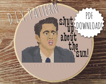 Shut Up Cross Stitch Etsy Shut Up Cross Stitch Etsy