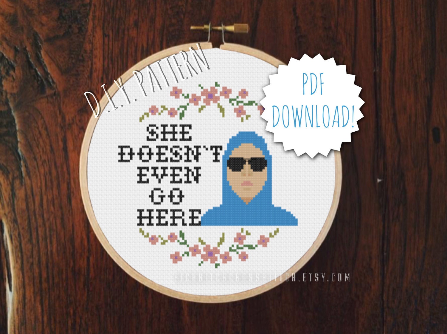 Diy She Doesn T Even Go Here Cross Stitch Pattern Counted Etsy Diy She Doesn T Even Go Here Cross Stitch Pattern Counted Etsy