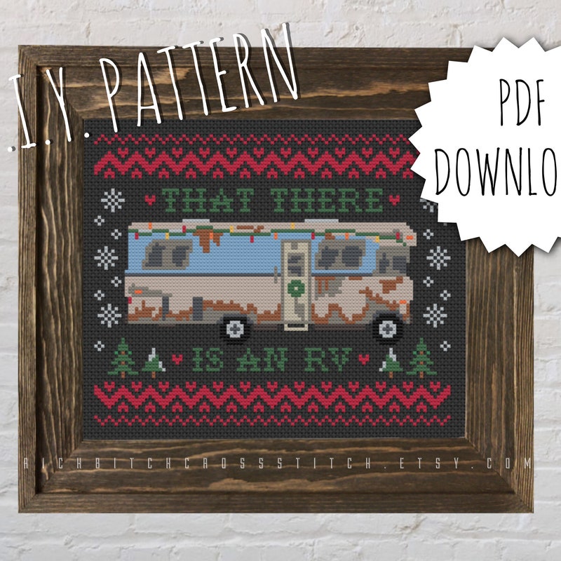 Crosstitch Rv Pattern Rv Cross Stitch - Etsy