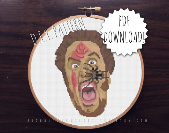 Diy Christmas Robber Pt 2 Cross Stitch Pattern Counted Cross Stitch Pattern Needlepoint Pattern - 