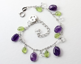 Ready to Ship Handmade Jewelry Bracelet for Women Birthday Gift for Her Birthday Jewelry for Women Birthstone Bracelet Beads Bracelet