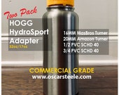 TWO PACK Hogg HYDROSPORT Tumbler Cup Turner Art Adapter