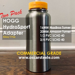 TWO PACK Hogg HYDROSPORT Tumbler Cup Turner Art Adapter