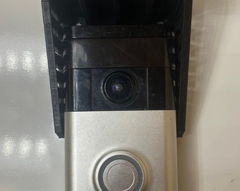Ring Doorbell Cover - Black, Designed for Ring Doorbells but can be used for any brand