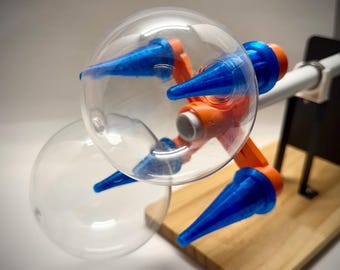 ユニバーサルクリスマスプラスチックオーナメント 樹脂エポキシタンブラースピナーベース用アダプター 4 1/2インチ