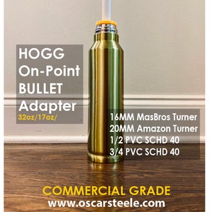 HOGG On Point Tumbler Adapter: 17oz/32oz Bottle, Cup Turner Spindle