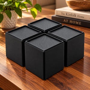 TV Riser Buddy: 2 Inch Square TV Stand - Set of 4