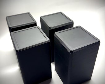 Ensemble de contremarche carrée de 5 po. : téléviseur, barre de son, console de jeux - Imprimé en 3D