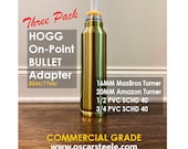 THREE PACK - HOGG On-Point 17oz / 32oz  bottle turner adapter Sublimatable Bullet Tumbler