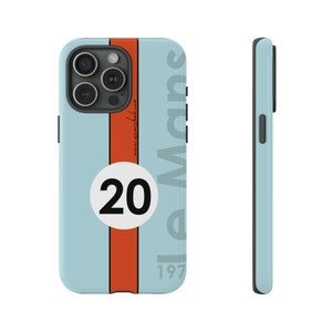 Racing legend Steve McQueen Gulf Racing Le Mans 2023 Limited Edition Phone Case iPhone 15 Pro MAX