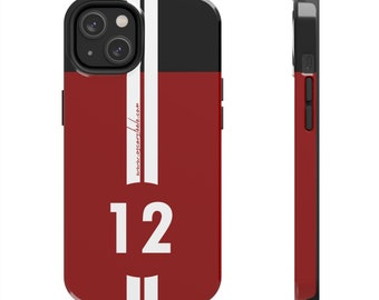 Limited Edition Vintage Racing Red by Oscar Steele Phone Case