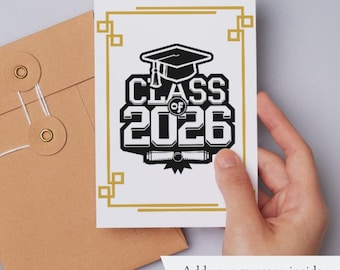 Graduation Card - Gift For Graduate - 2026 Graduation Card - Senior Gift - 2026 Card