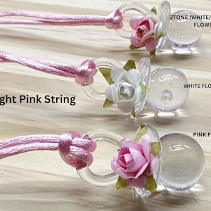 Baby Shower Pacifier Necklaces – Party Game Accessories – Set of 24 ...