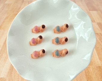 Mini Sleeping Baby Figurines: Shower Favors, Gender Reveal (Set of 24)