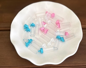 Mini Baby Bottles, Dollhouse Supplies, Baby Shower Favors (2-Dozen)