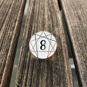 Type 8 Enneagram Pin