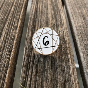 Type 6 Enneagram Pin