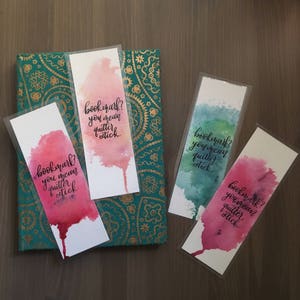 Watercolor Bookmark image 1