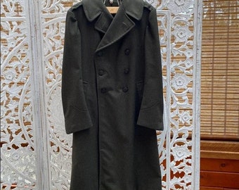 US Army Trench Coat 70’s w/ Liner Navy L