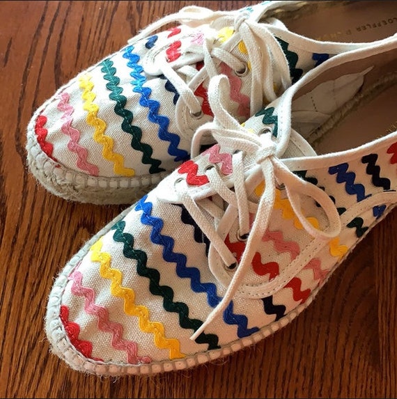 Funky Rainbow Loeffler Randall Platform Shoes - image 6