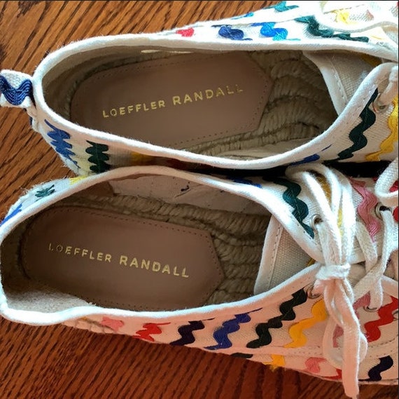 Funky Rainbow Loeffler Randall Platform Shoes - image 9