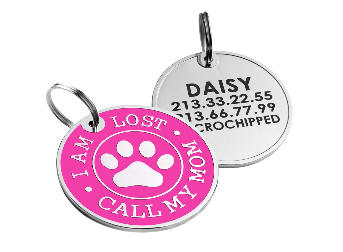 Dog Tags for Dogs Cute Dog Tag Personalized Dog Tag Dog Etsy