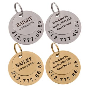 personalized dog collar tag