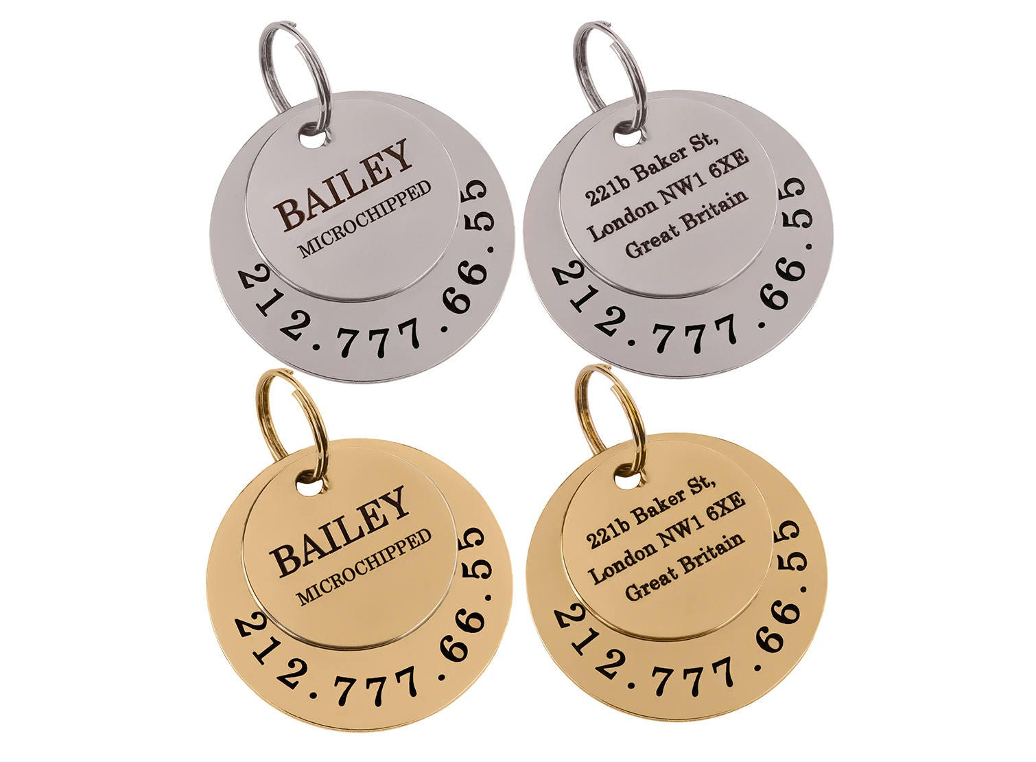 Personalised Pet Tag, Wood Pet Tags, Gift for Animal Lovers, Gifts