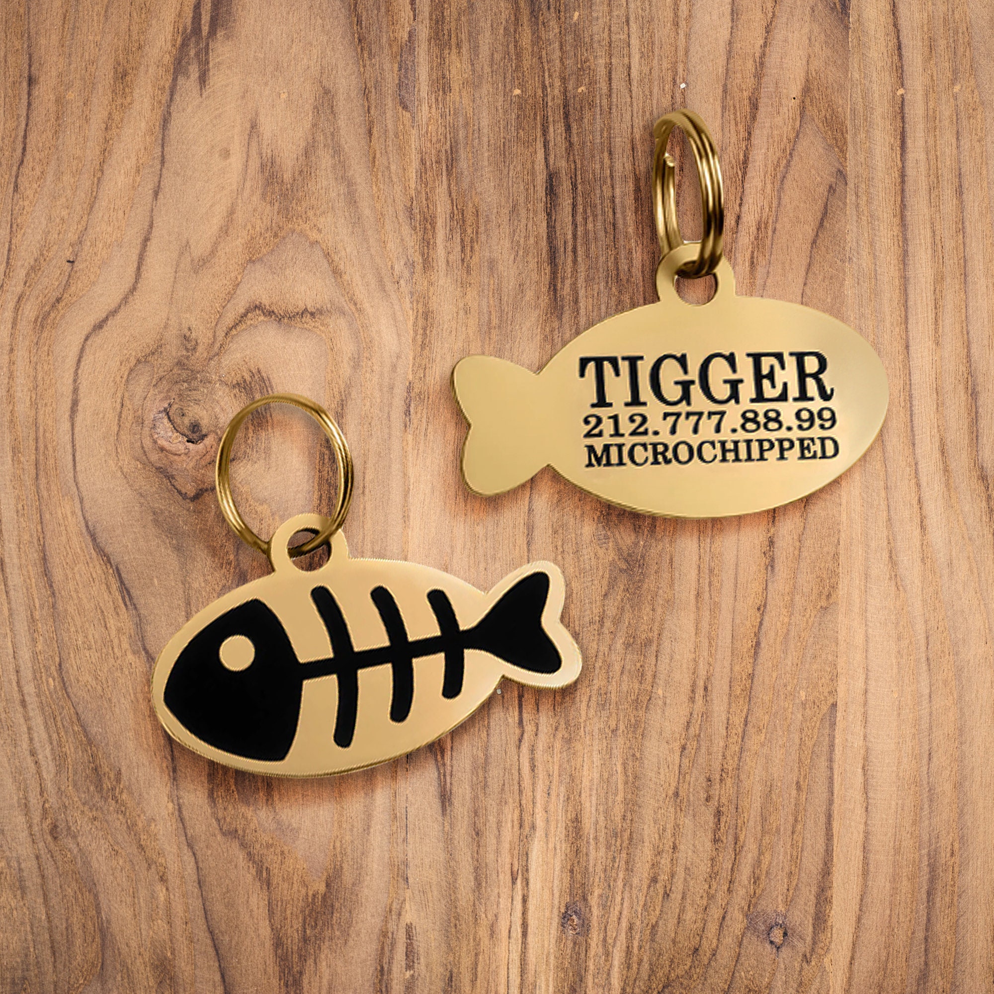 Cat Tag Cat ID Tag Personalized Cat Tag Kitten Tag Etsy UK