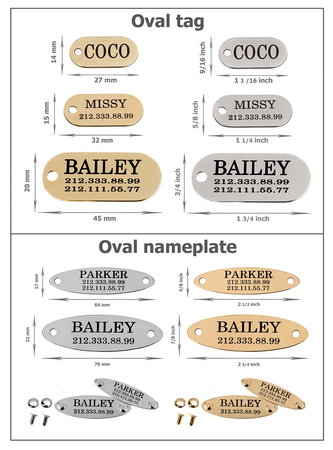 Personalized Dog Tag Dog ID Tag Dog Tags for Dogs Etsy