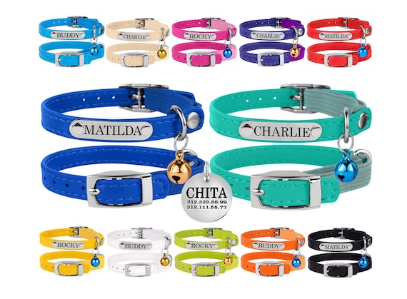 personalized cat collars