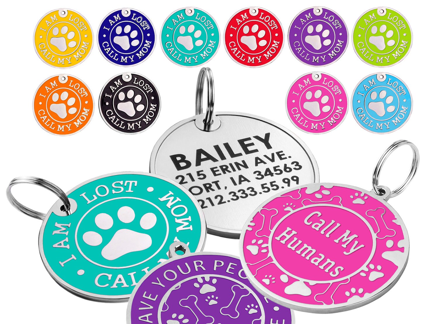 Cartoon Dog Tag - Etsy Cartoon Dog Tag - Etsy