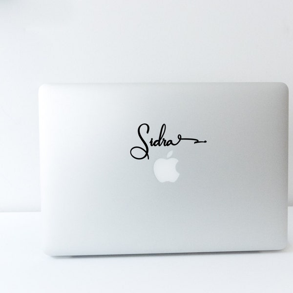 Custom Name Decal, personalized Decal, Laptop Decal, Laptop Sticker, Name Decal, Tablet Decal, Phone Decal, Car Decal, Vinyl Custom Decal