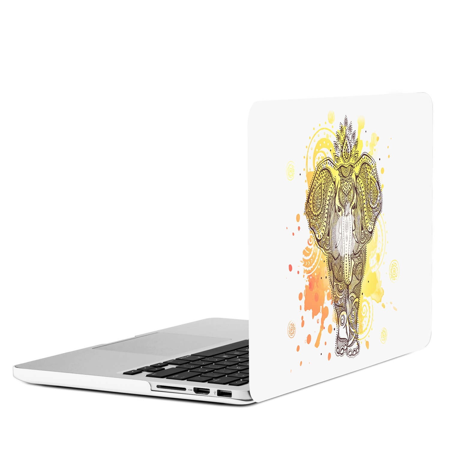 A1502 Mehndi Elephant Graphics Matte Case for Macbook Pro 13/" w// Retina A1425