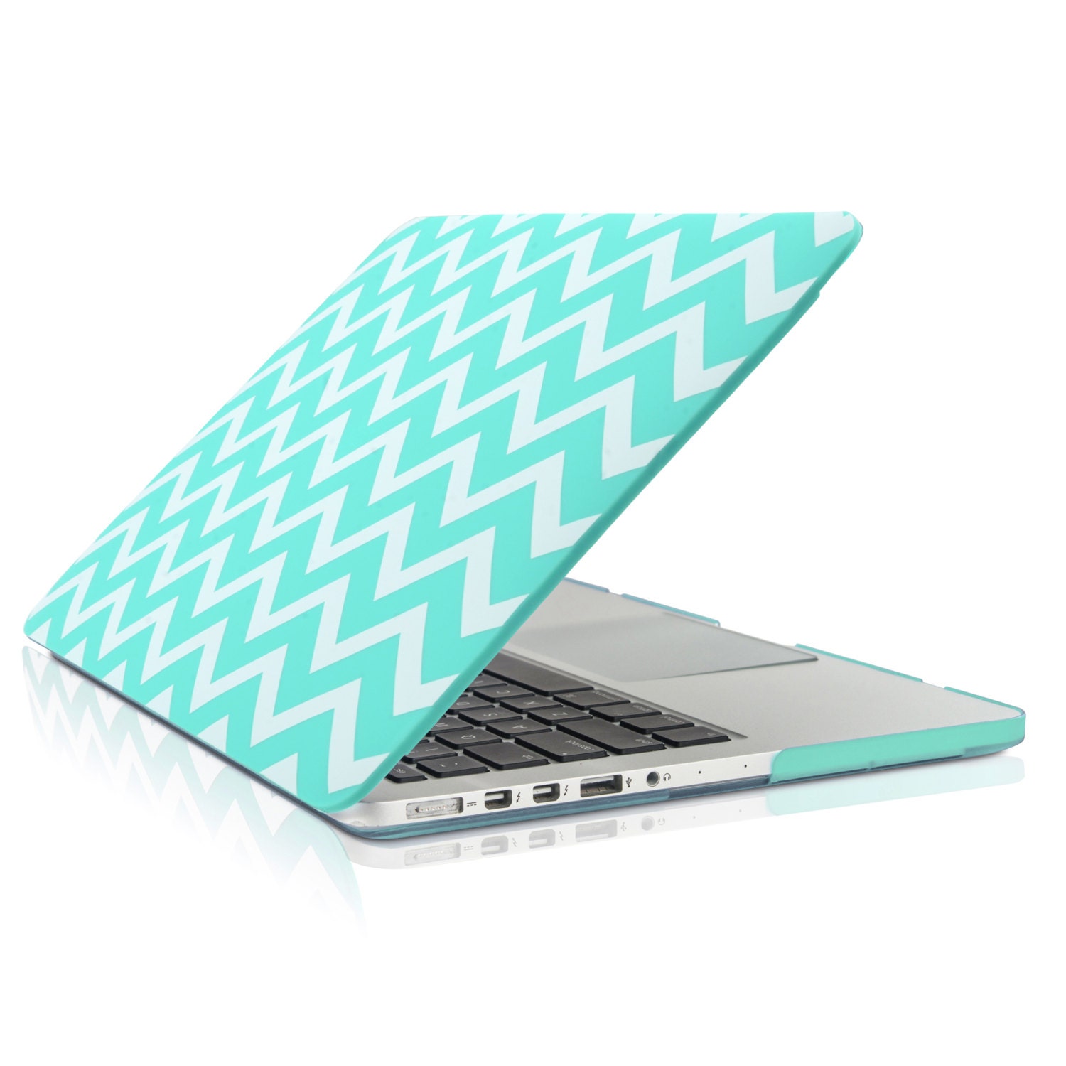 Pink Chevron with Black Outline Hard Case for Macbook PRO 13/" A1278