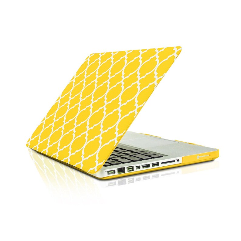Quatrefoil Moroccan HOT BLUE Matte Hard Case for Macbook PRO 13/" A1278