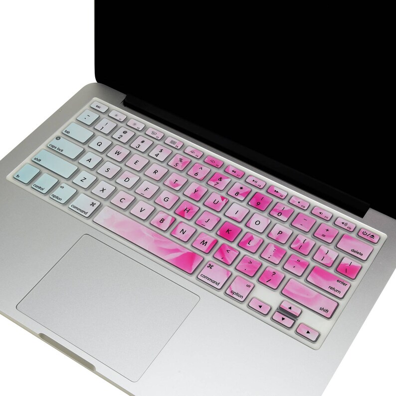 HOT BLUE/&PURPLE Keyboard Skin for Macbook Pro 13/"15/" With Touch Bar-RELEASE 2016