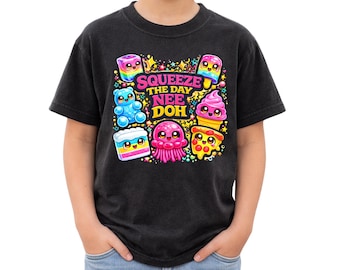 Needoh Inspired Shirt, Squish Centeral, Fan Gift, Comfort Colors 1717 Graphic Tee, Cute Anime Shirt, Squishy