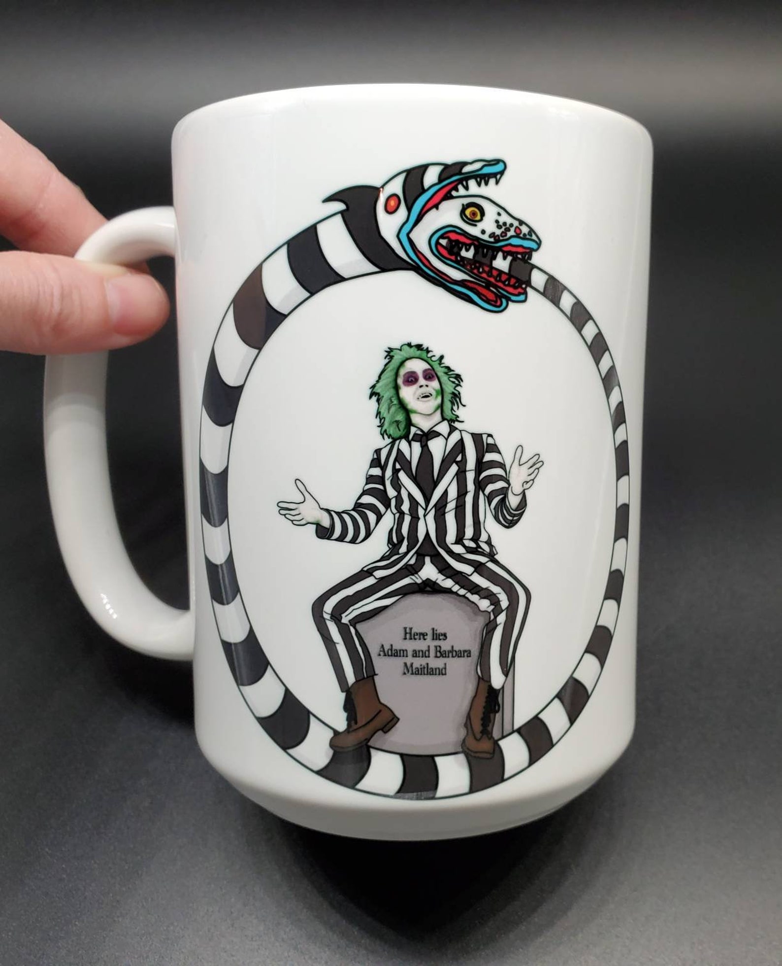 Beetlejuice beetlejuice beetlejui... Mug Etsy