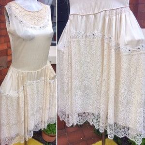 Original 1920s Robe de Style Wedding Dress in Ivory Silk | Etsy