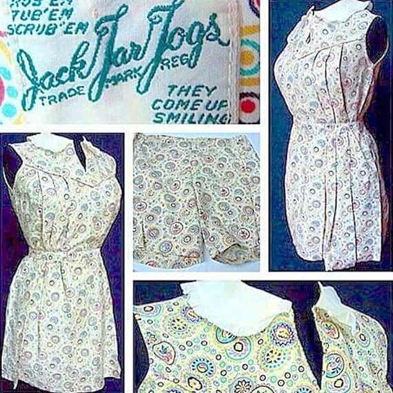 Original 1930s/40s Three Piece Blouse, Shorts and