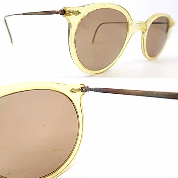 Original 1930s/40s Acetate and Steel French Sungl… - image 3