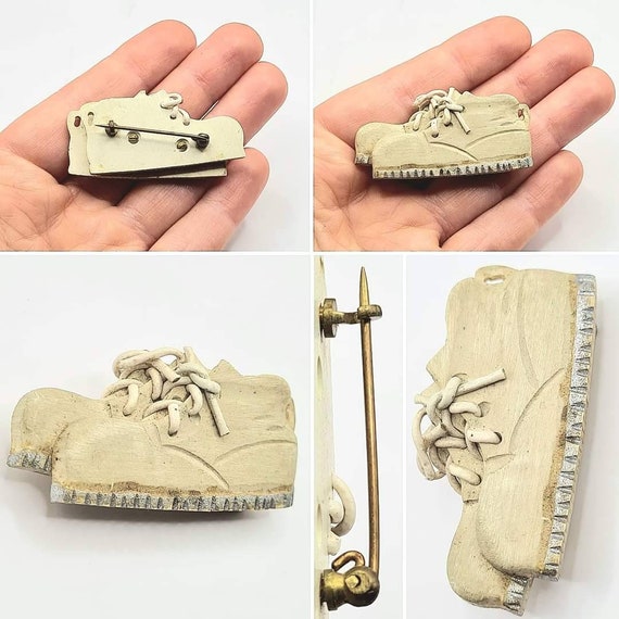 Original 1930s/40s Early Plastic Carved/Moulded C… - image 1