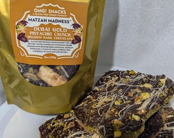 Dubai Gold  Pistachio Crunch Belgium Dark Chocolate