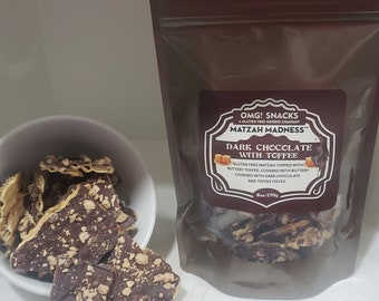 Matzah Madness®   Dark Chocolate with Toffee